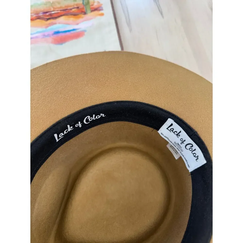 EUC Lack of Color 100% Wool Teak Zulu Boho Hat